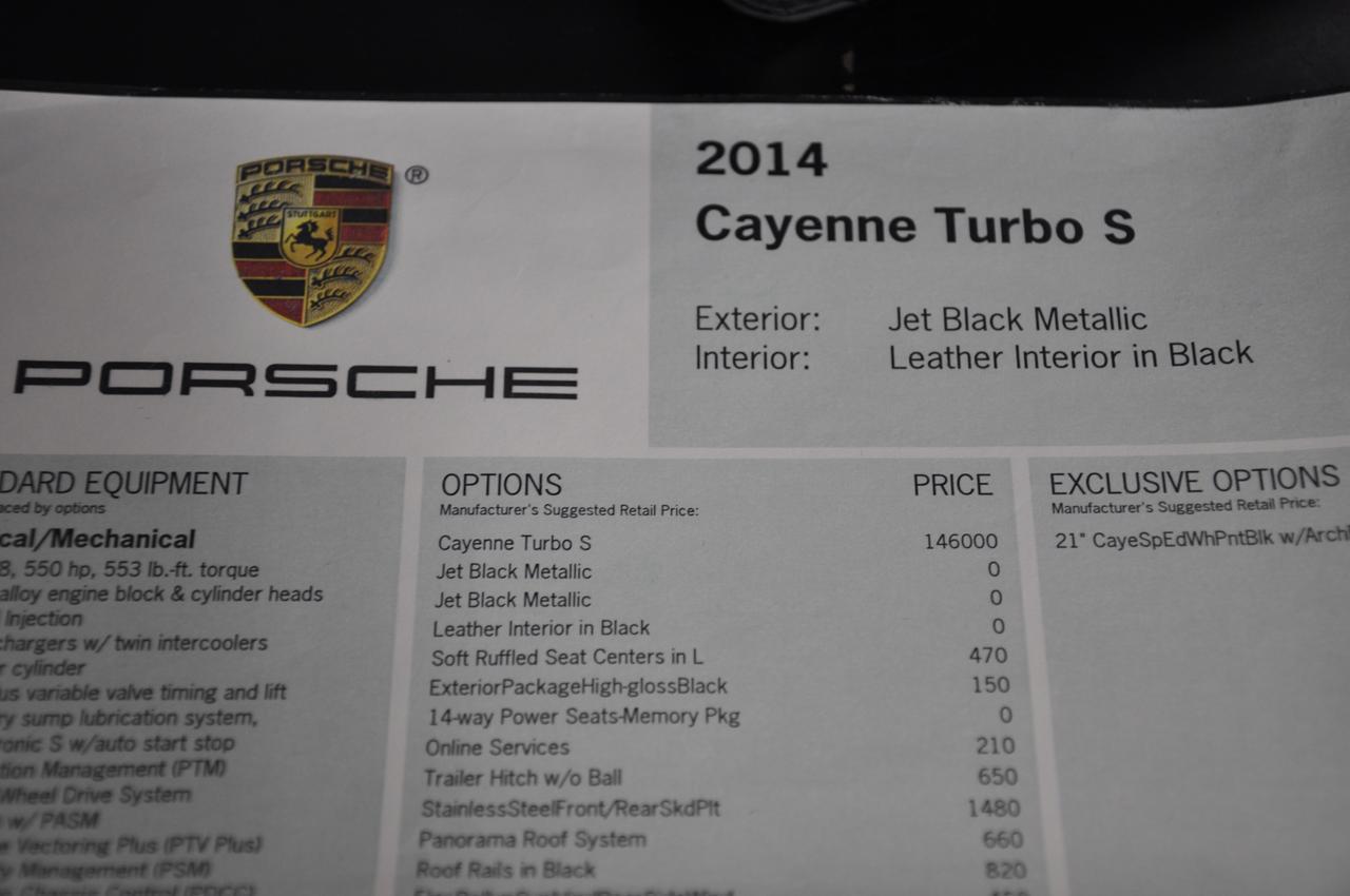 Used 2014 Porsche Cayenne Turbo S For Sale (Special Pricing) | BJ ...